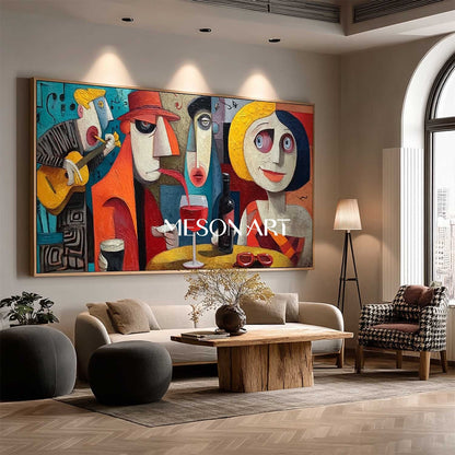 Order Oversized Pop Art Abstract Art for Trendy Office or Hotel Lobby