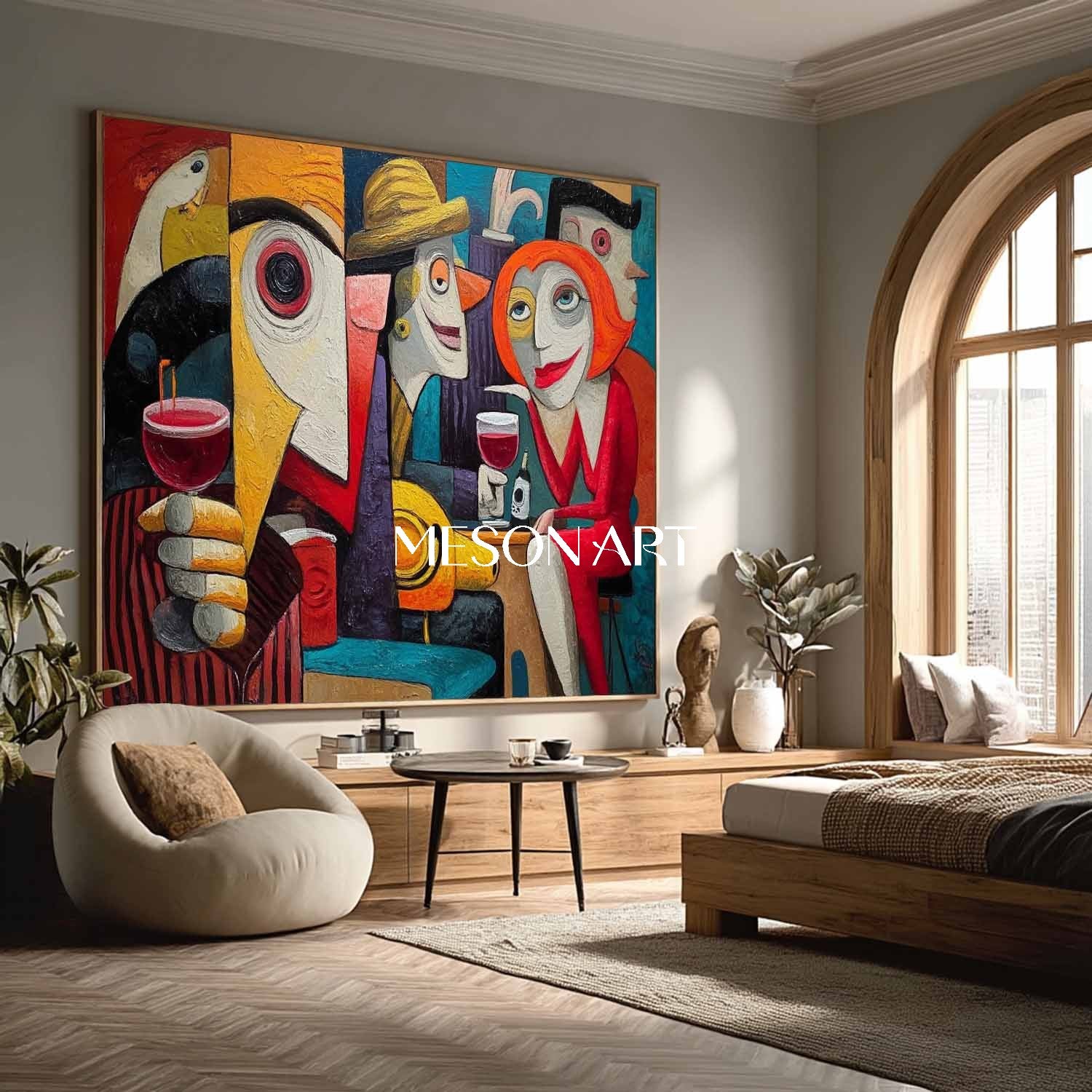 カラフルなポップアート抽象絵画オンライン販売送料無料 – MesonArt