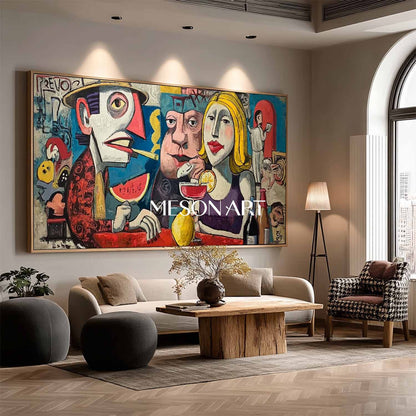 Buy Large Contemporary Abstract Pop Art for Home or Office Wall Décor