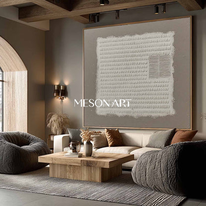 Wabi Sabi 3D Textured Wall Art Minimalist Modern Abstract Oil Painting