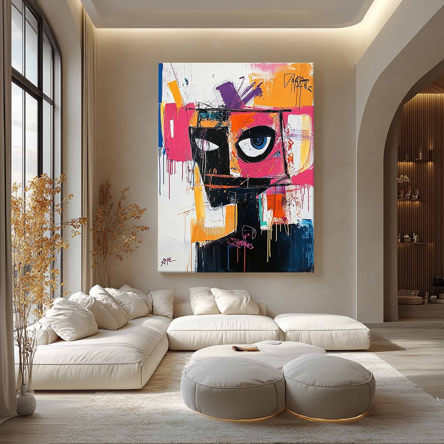 Cool Graffiti Abstract Art Canvas For Sale Contemporary Cool Graffiti Abstract Paintings Cool Portrait Wall Art