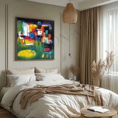 Golf Game Oil Paintings Golf Abstract Canvas Art Golf Wall Art for Sale