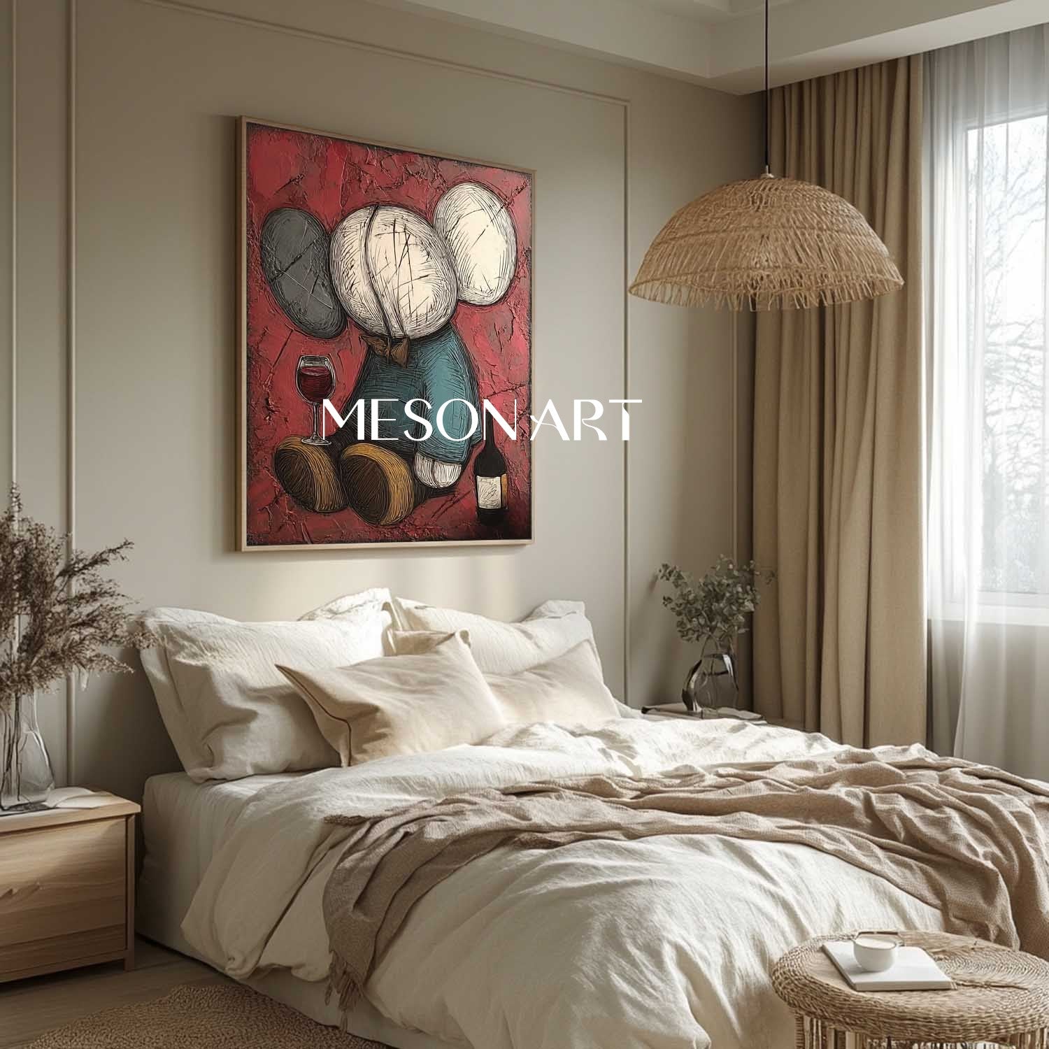 Large Burgundy Red Wine Abstract Texture Painting Burgundy Red Wine Abstract Canvas Wall Art