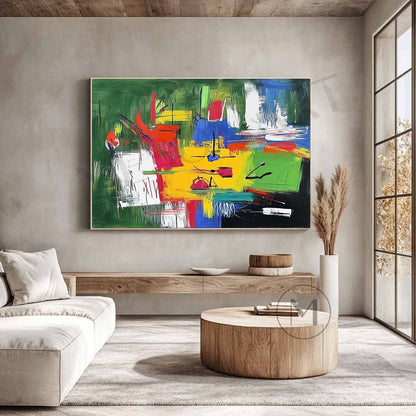 Golf Course Oil Paintings Golf Course Abstract Canvas Art Golf Course Wall Art for Sale