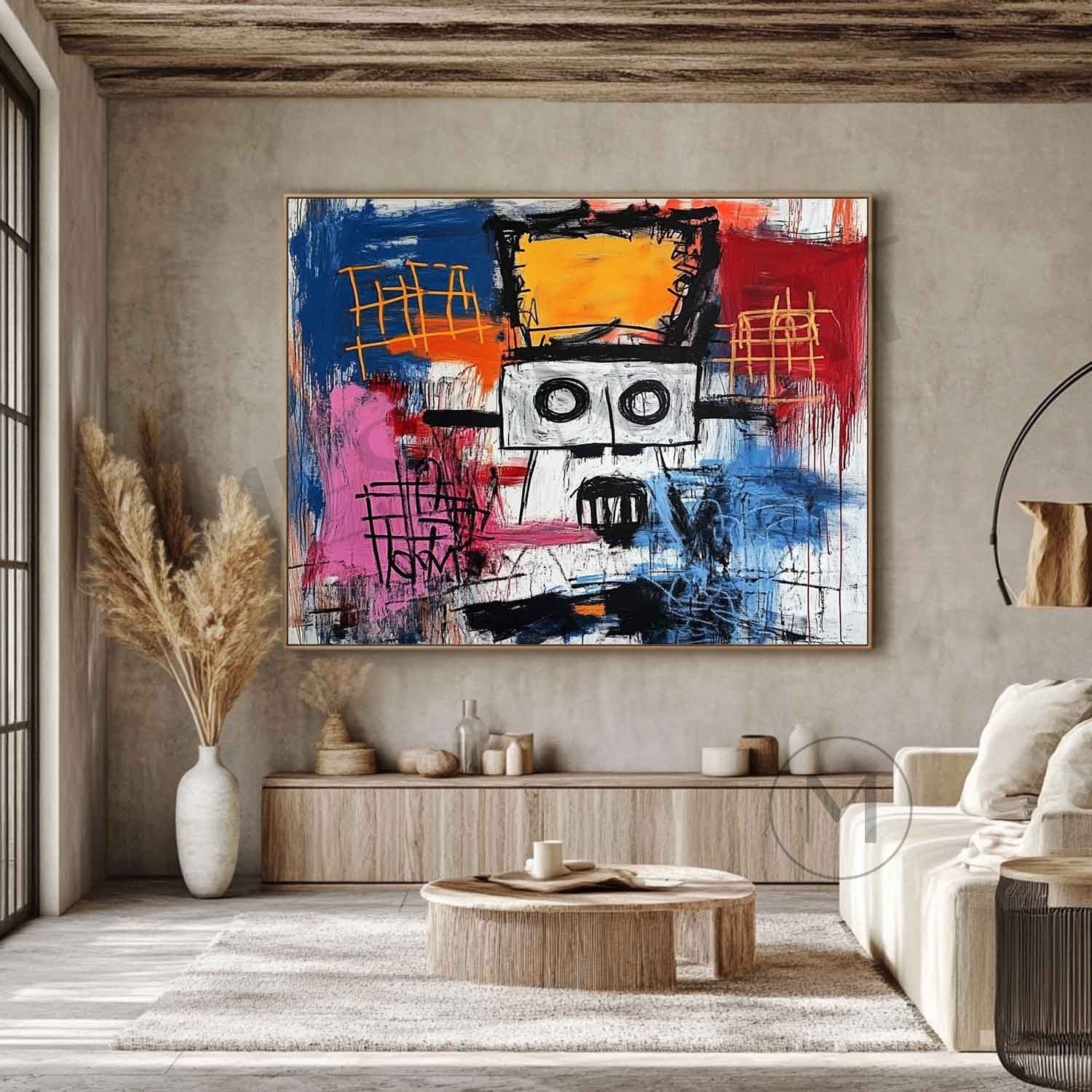 Cool Abstract Graffiti Art Canvas Cool Abstract Wall Decor Painting Cool Portrait Abstract Art