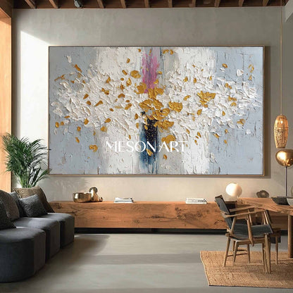 Shop Large Colorful Abstract Art Textured Canvas Entryway Wall Decor