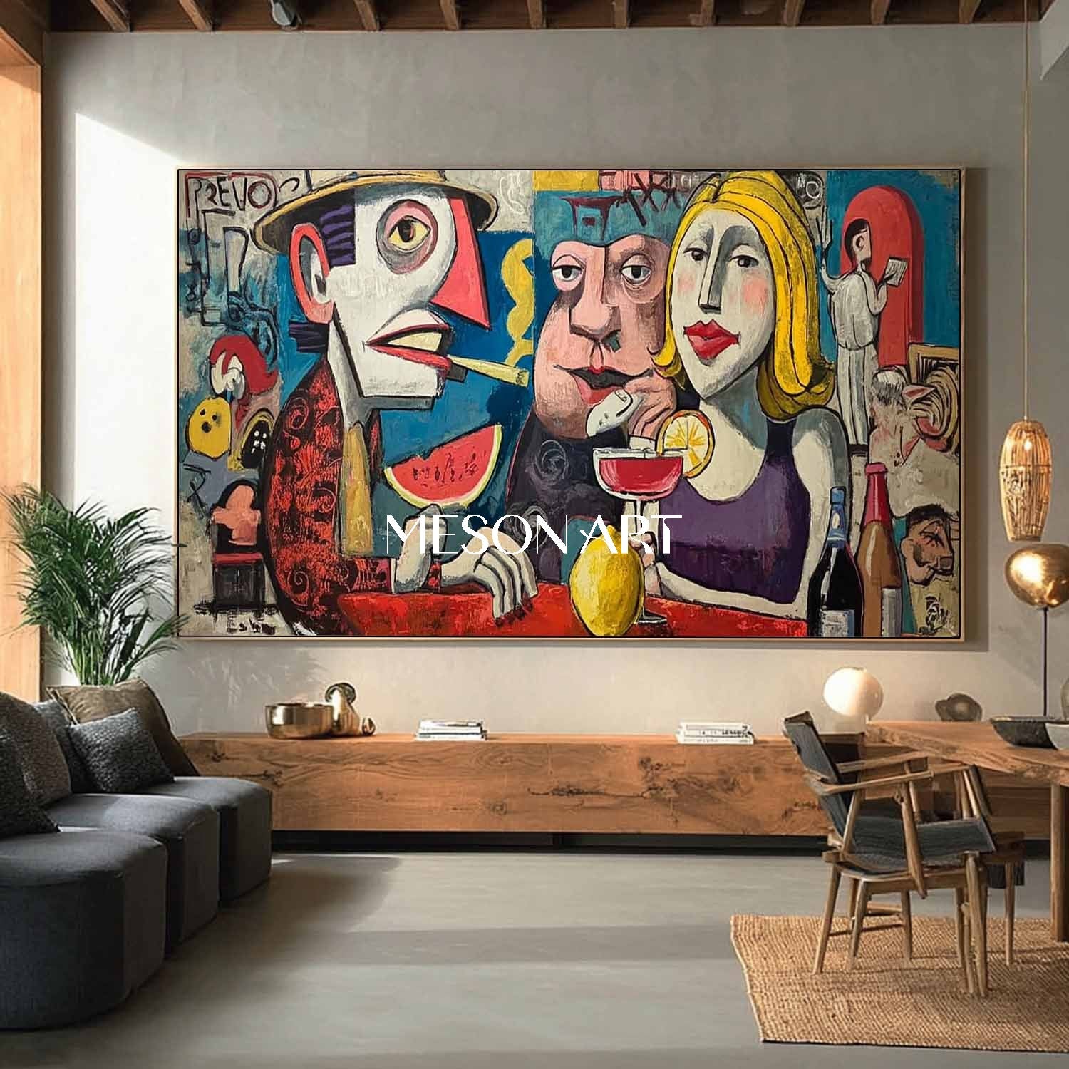 Buy Large Contemporary Abstract Pop Art for Home or Office Wall Décor
