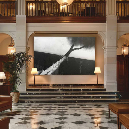 Extra Large Black and White Minimalist Abstract Art for Sale Black and White Abstract Canvas Wall Art Decor