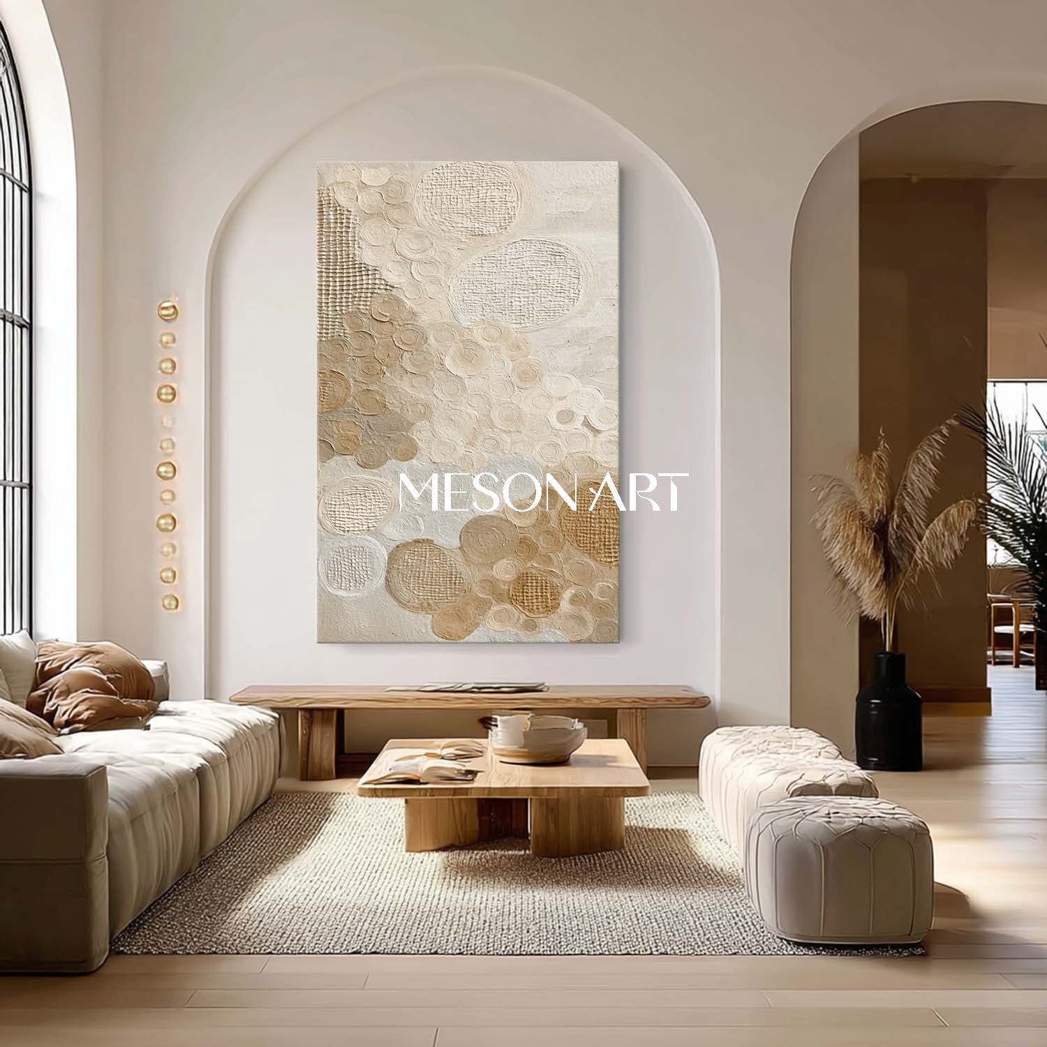 Modern Bohemian Art – Textured Canvas for Your Contemporary Home