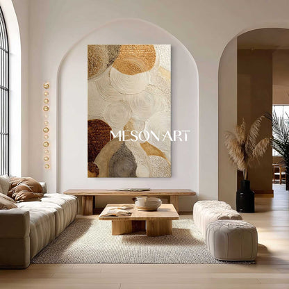 Buy Bohemian Decorative Art – Unique Hand-Painted Canvas for Living Room
