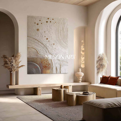 Bohemian Wall Art Bohemian Painting for Living Room Boho Canvas Art