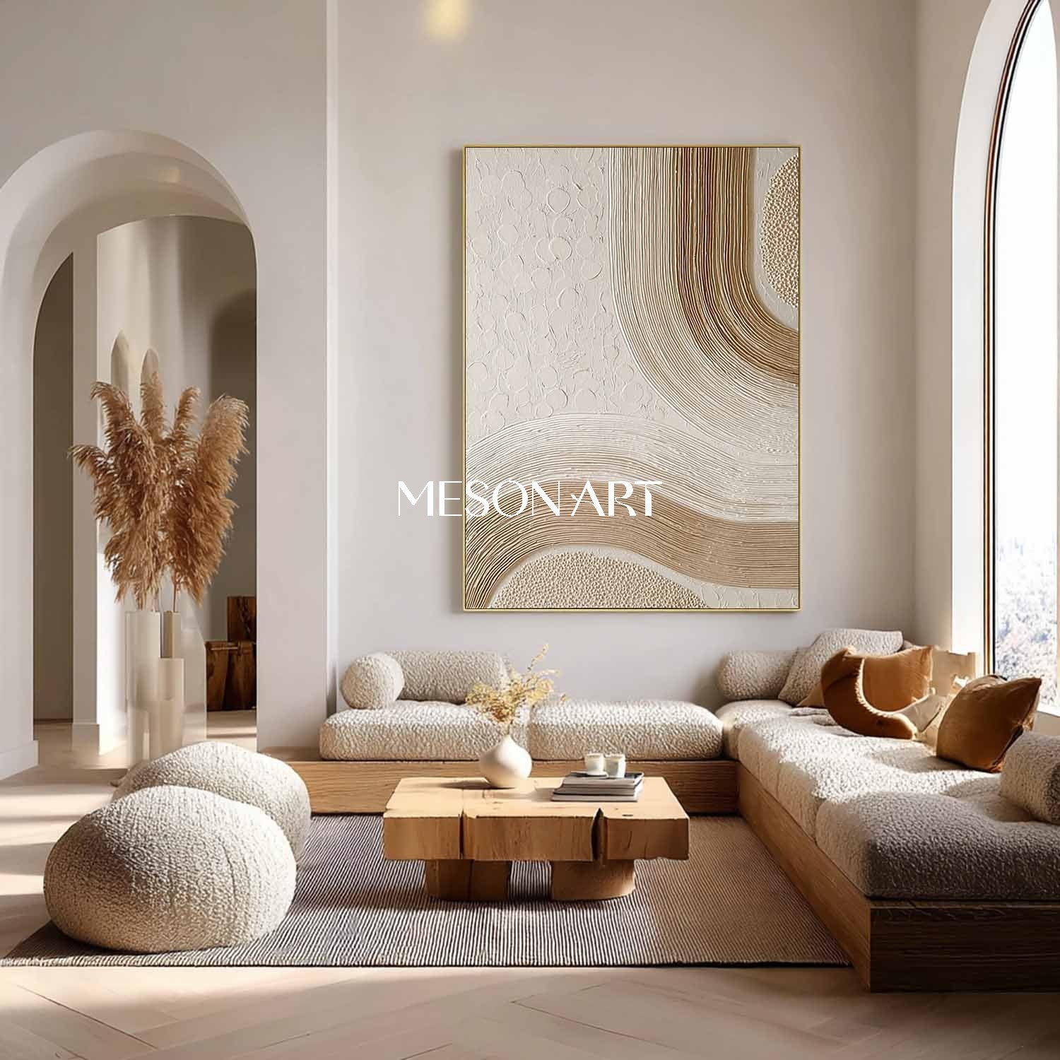 Shop Large Bohemian Abstract Art – Modern Canvas for Your Home Decor