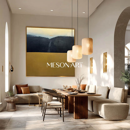 Medieval Brown Abstract Art Brown Abstract Canvas Wall Art Decoration