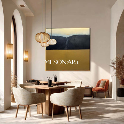 Medieval Brown Abstract Art Brown Abstract Canvas Wall Art Decoration