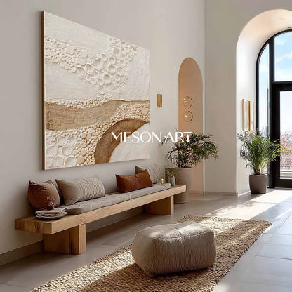 Bohemian Canvas Wall Hangings – Handcrafted Art for Your Living Room