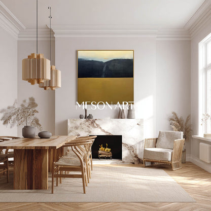 Medieval Brown Abstract Art Brown Abstract Canvas Wall Art Decoration