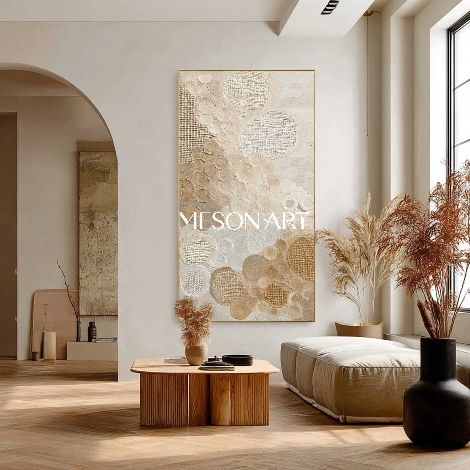 Modern Bohemian Art – Textured Canvas for Your Contemporary Home