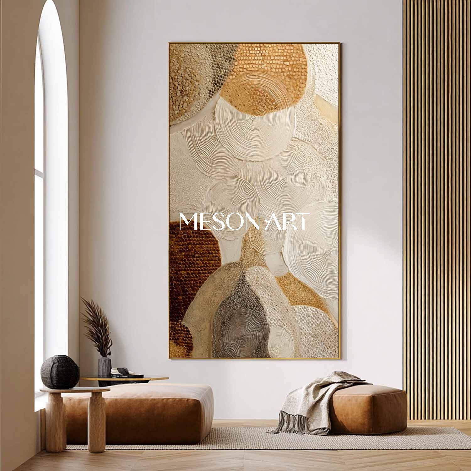 Buy Bohemian Decorative Art – Unique Hand-Painted Canvas for Living Room