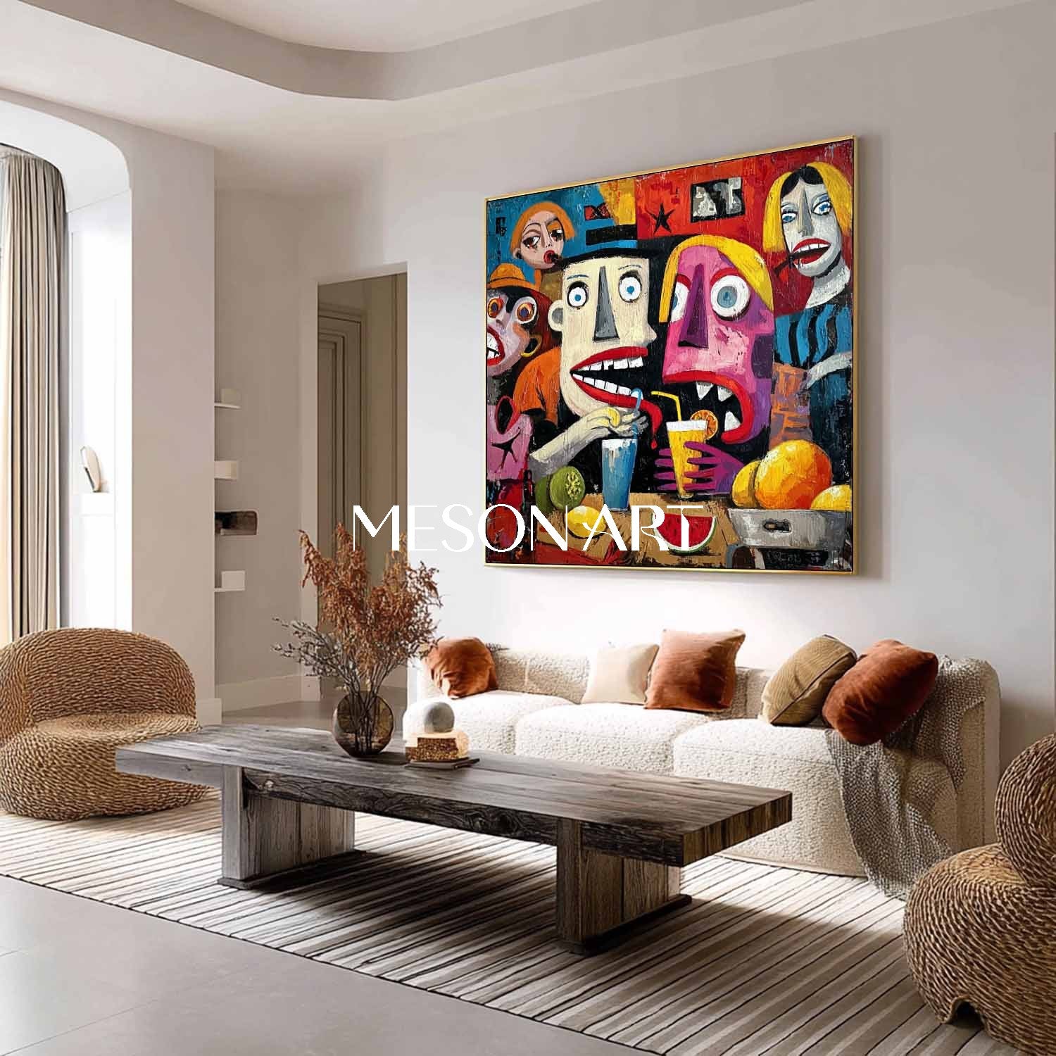 Shop Pop Art Wall Canvas – Bold and Colorful Art for Home or Restaurant