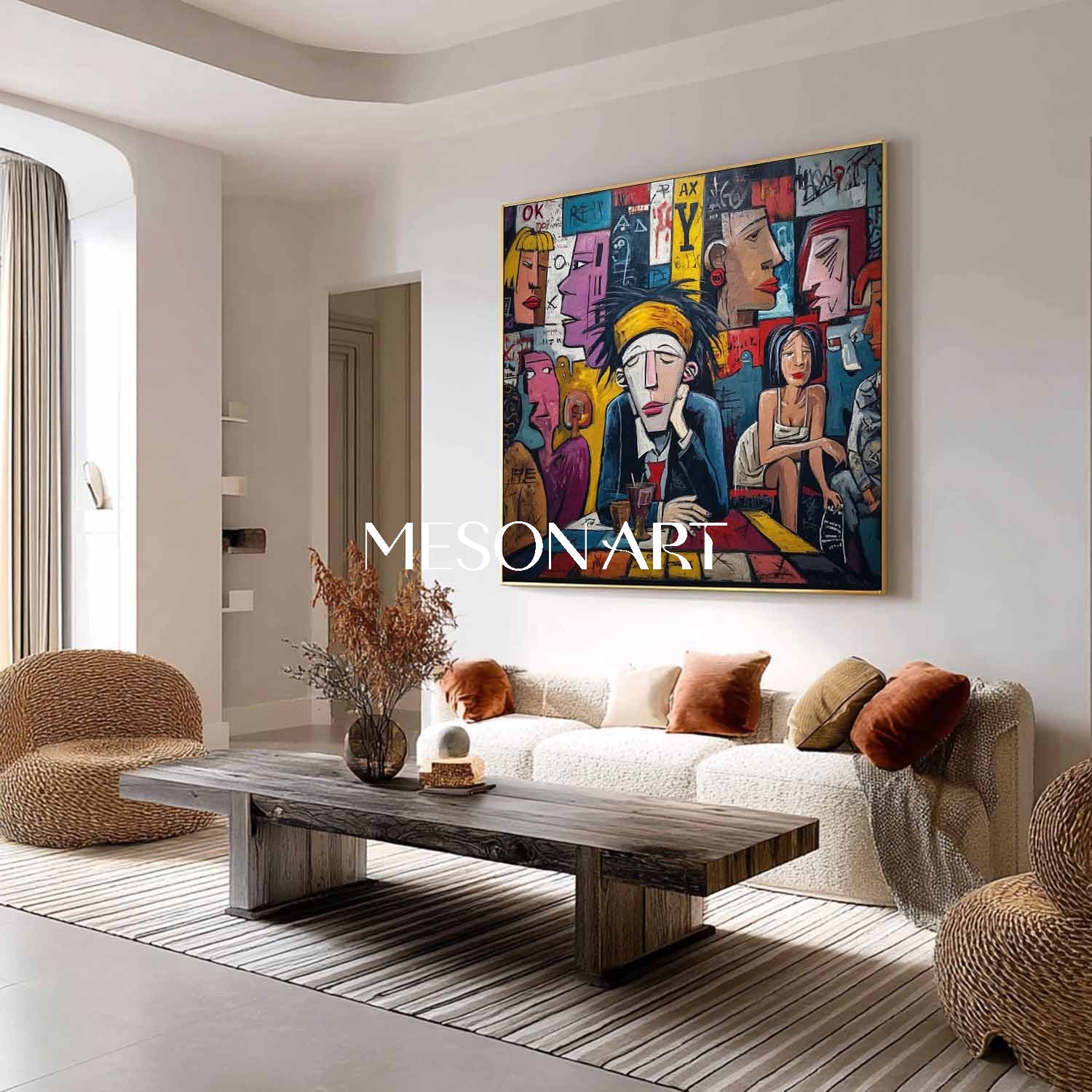 Pop Art Canvas for Restaurants – Colorful Wall Art for Dining Spaces