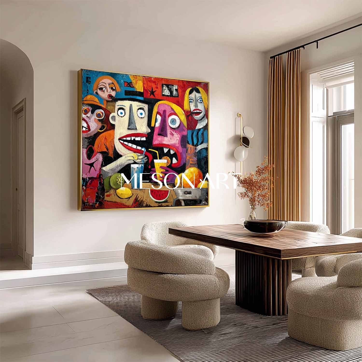 Shop Pop Art Wall Canvas – Bold and Colorful Art for Home or Restaurant