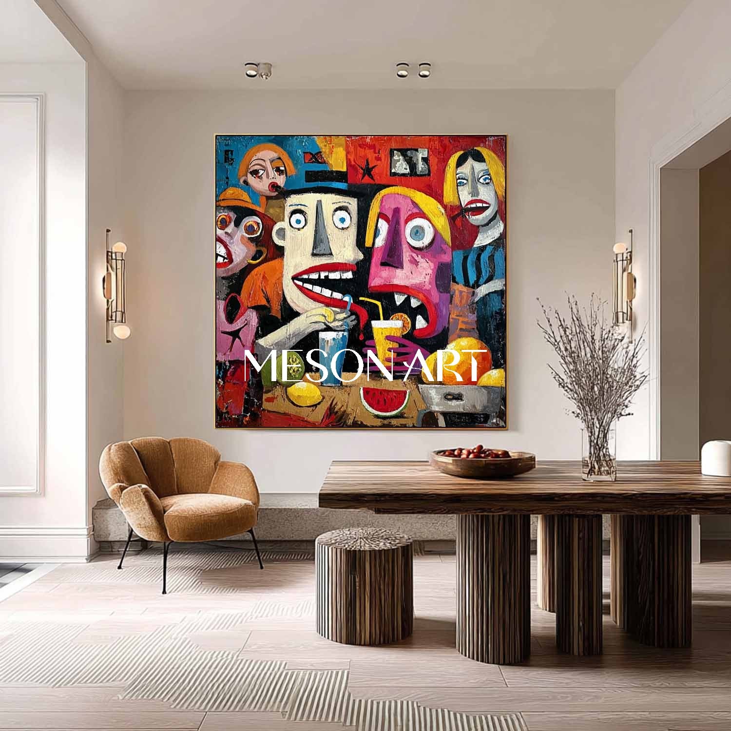 Shop Pop Art Wall Canvas – Bold and Colorful Art for Home or Restaurant