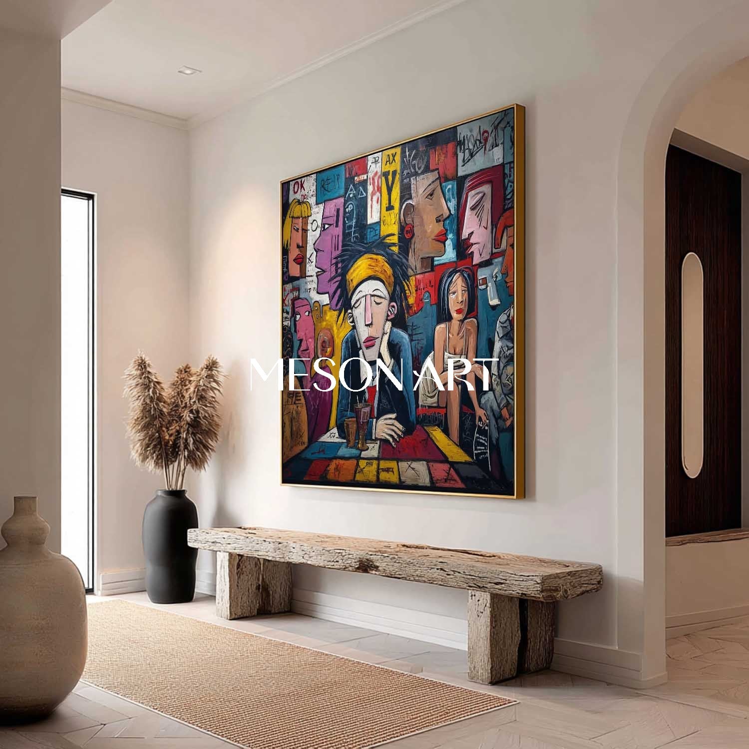 Pop Art Canvas for Restaurants – Colorful Wall Art for Dining Spaces