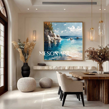 Coastal Wall Art Decor Coastal Paintings For Home Beach Canvas Paintings Ocean Inspired Wall Art