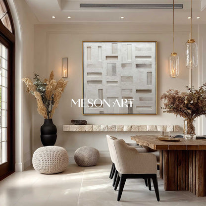 3D Grey White Abstract Art for Sale Modern Grey White Canvas Wall Art Decoration Painting