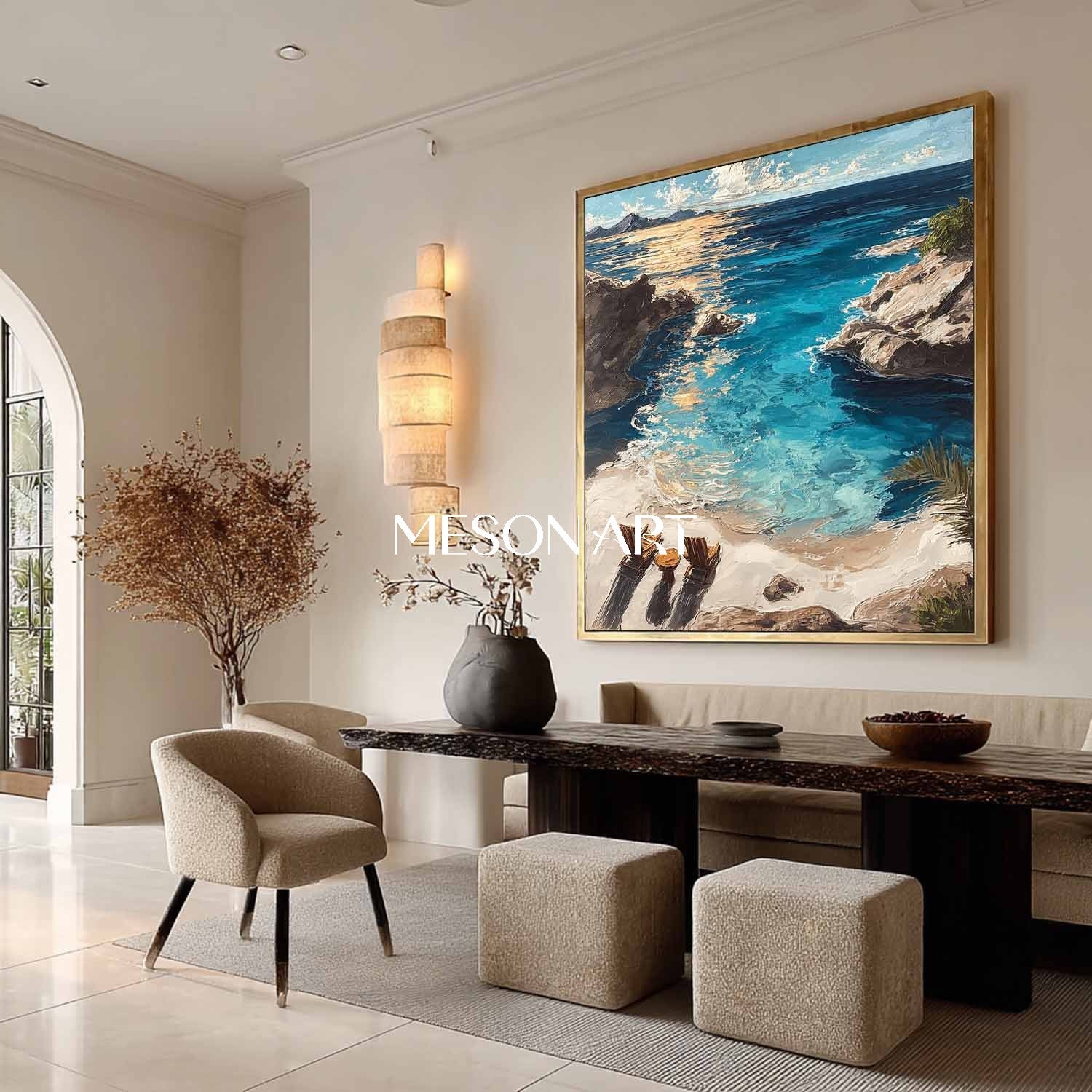 Summer Vibes Wall Printing Vacation Style Art For Hallway Coastal Canvas Art