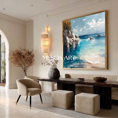 Coastal Wall Art Decor Coastal Paintings For Home Beach Canvas Paintings Ocean Inspired Wall Art