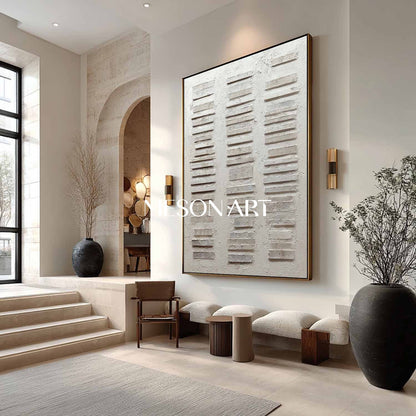 Large 3D Cool gray abstract art for sale Modern Cool gray white canvas wall art decoration