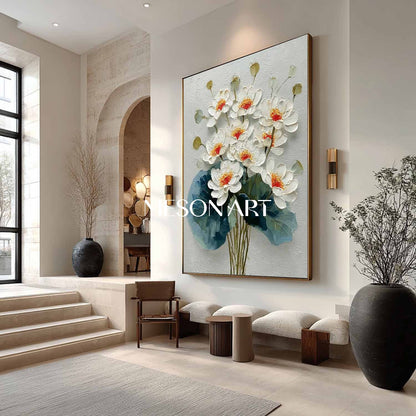 Large Flower Wall Decor Buy Flower Canvas Painting Floral Wall Art for Living Room