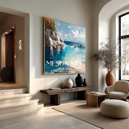 Coastal Wall Art Decor Coastal Paintings For Home Beach Canvas Paintings Ocean Inspired Wall Art