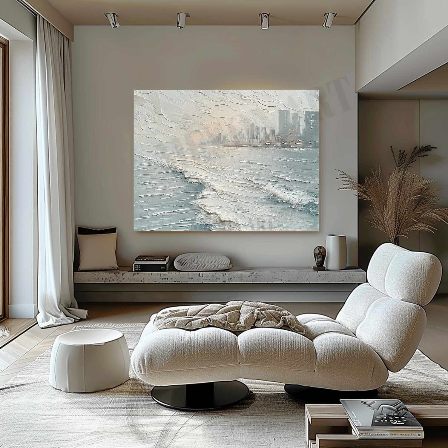 Victoria Harbour Canvas Art Hong Kong Victoria Harbour City Wall Art Seaside City Painting