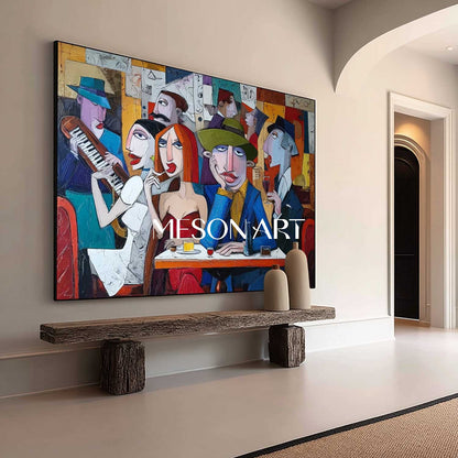 Pop Art Wall Art – Bold and Colorful Canvas for Restaurant Interiors