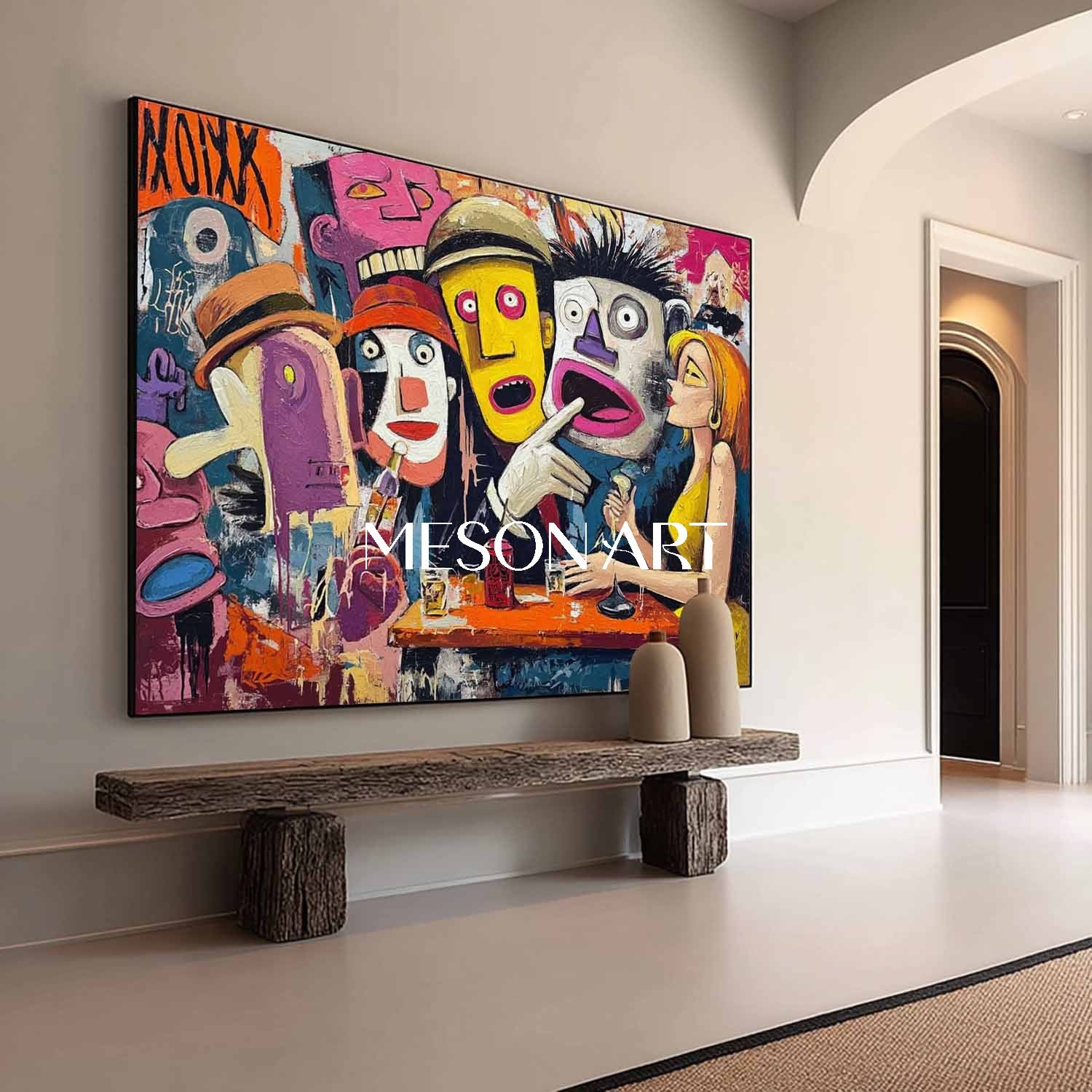Pop Art Canvas for Walls – Unique Dining Room Decor with Modern Style
