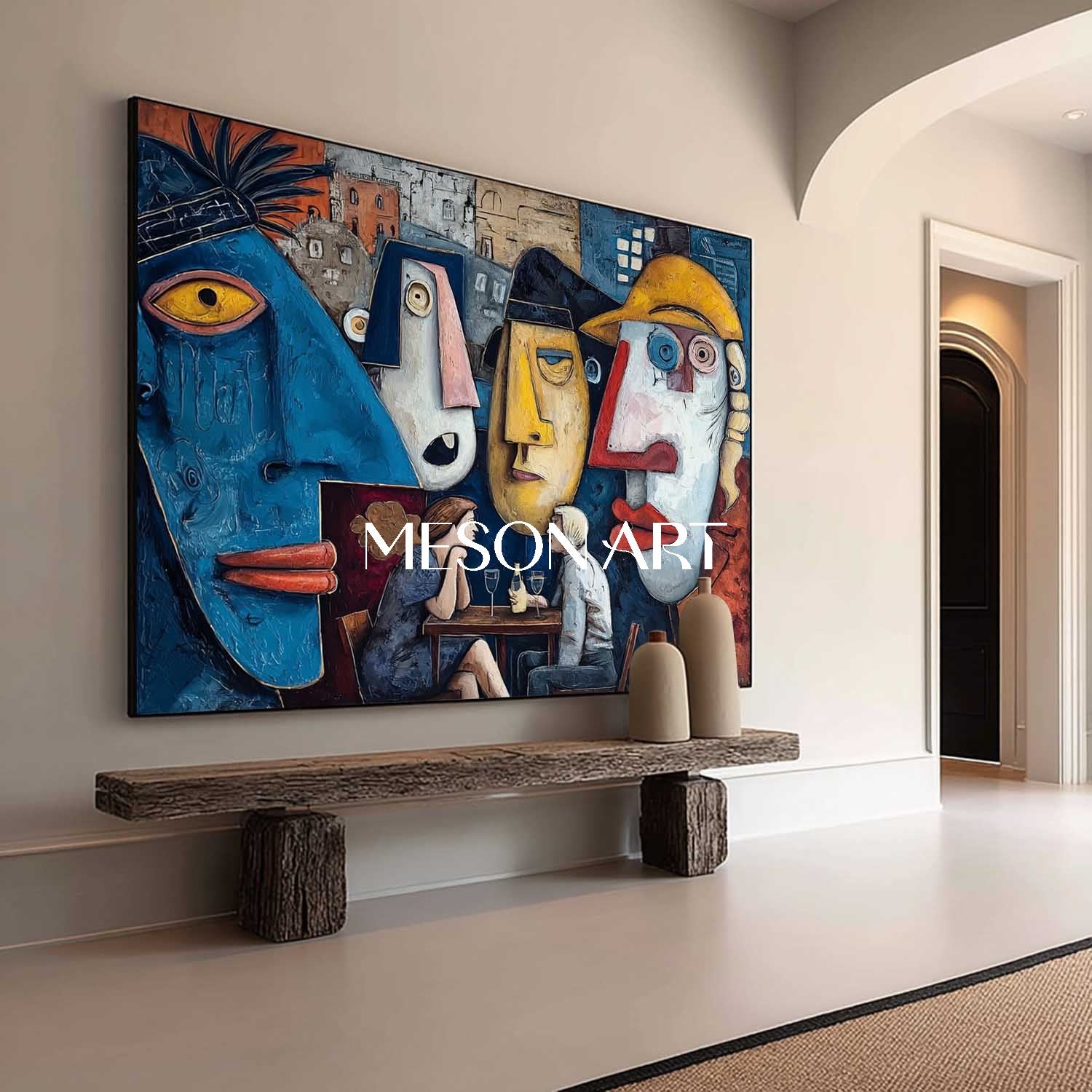 Pop Art Painting – Colorful Canvas for Dining Room and Restaurant Walls