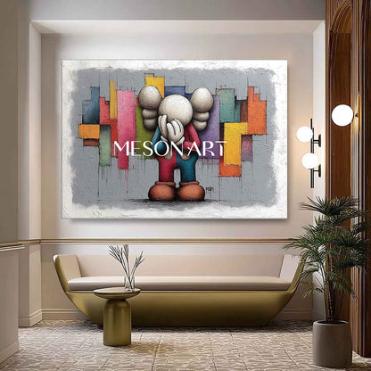 Large Grey and White Abstract Art for Sale Grey and White Abstract Texture Wall Art Decor
