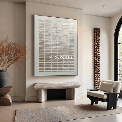 Modern luxury home minimalist wall decor ideas gold and white abstract texture canvas art for sale