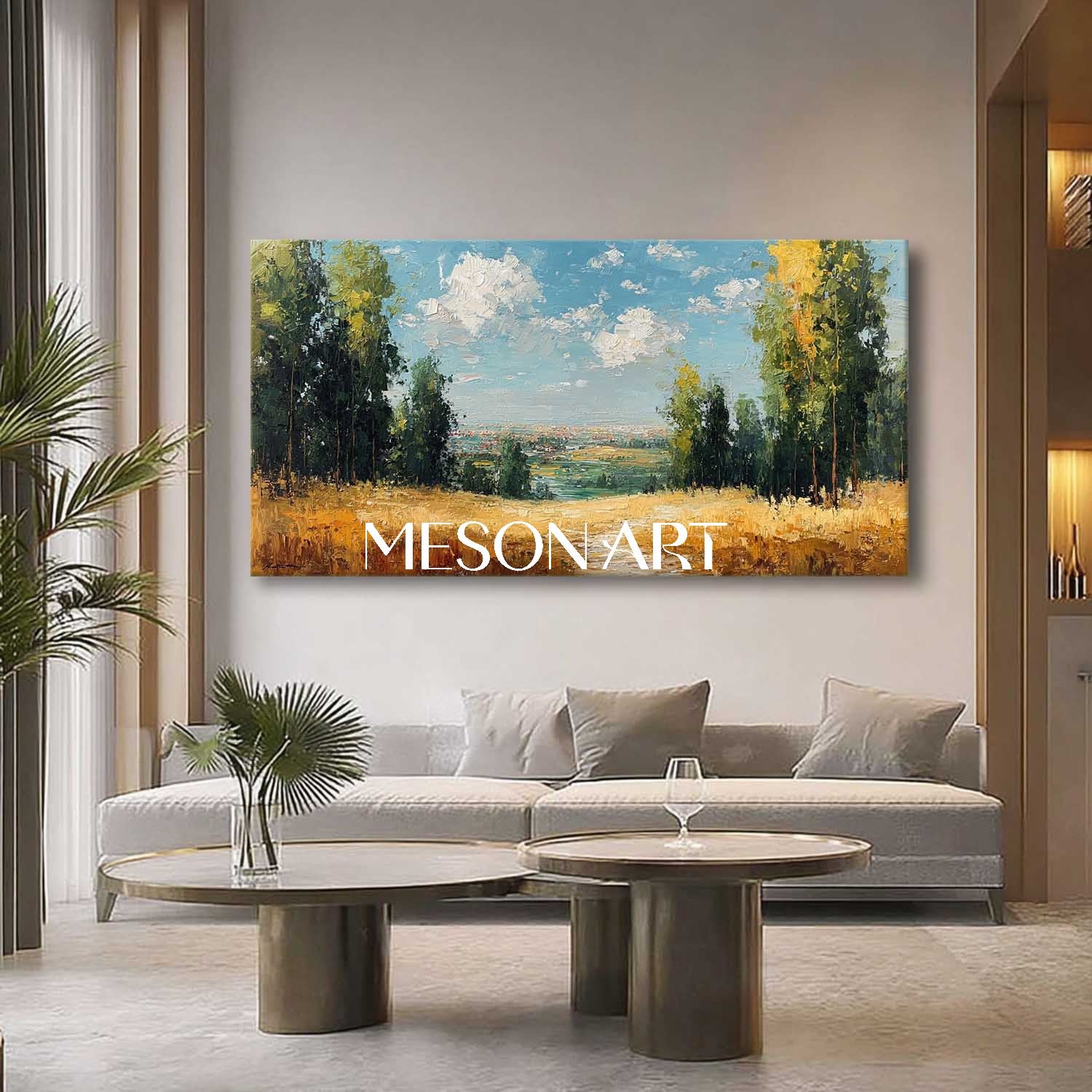 Fall Landscape Canvas for Sale Vibrant Autumn Wall Art for Living Room