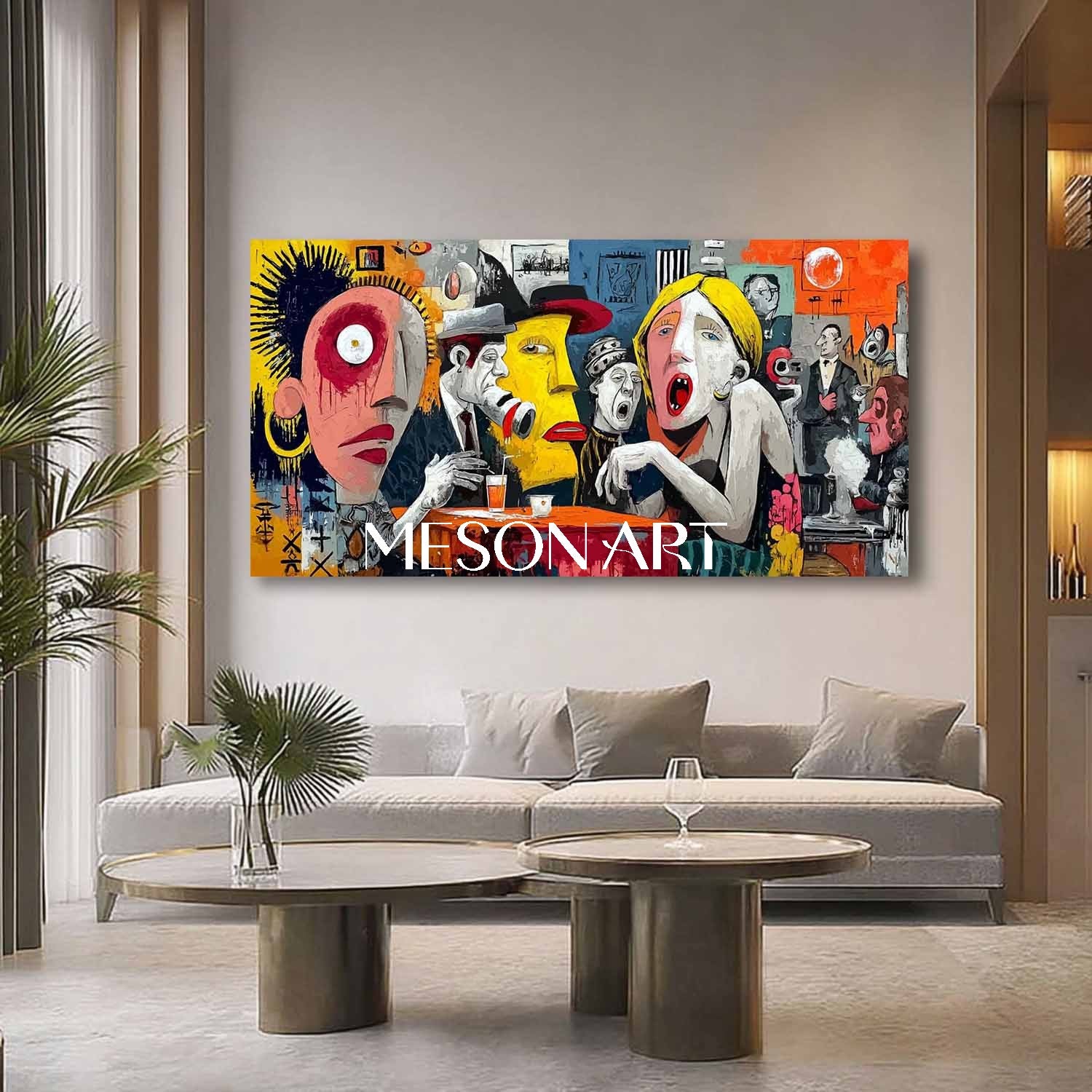 Buy Pop Art Canvas for Living Room – Fun and Bold Art for Every Wall