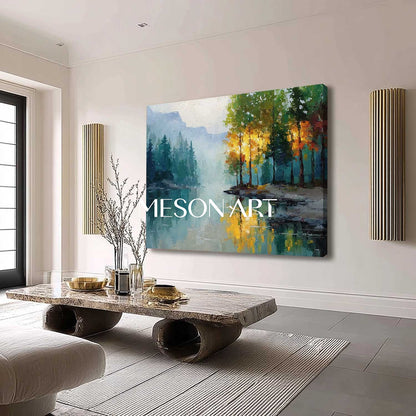 Autumn Nature Scene Art – Large Canvas for Living Rooms & Home Decor
