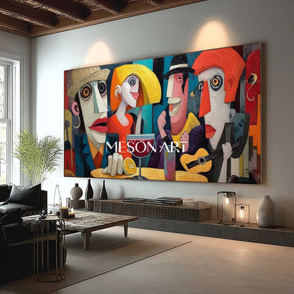 Shop Custom Pop Art Abstract Portrait for Living Room or Hotel Lobby
