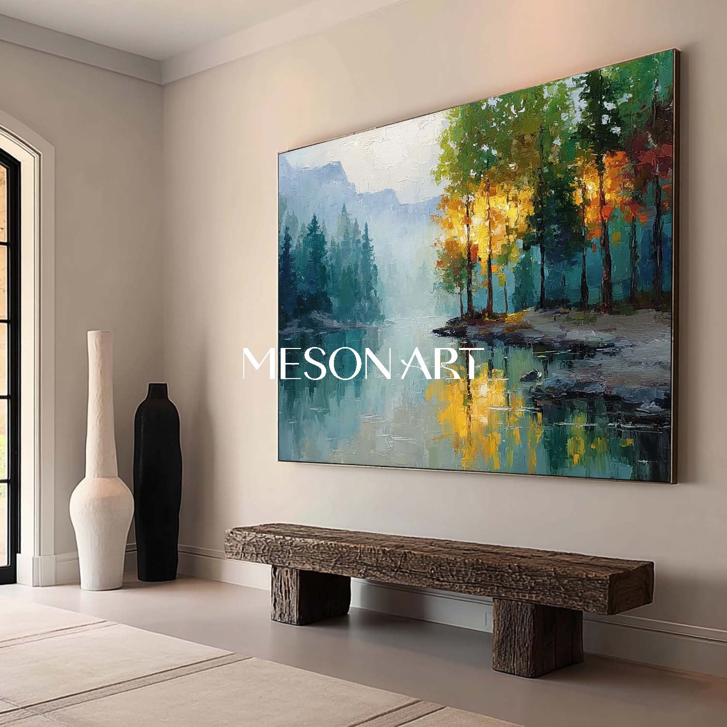 Autumn Nature Scene Art – Large Canvas for Living Rooms & Home Decor