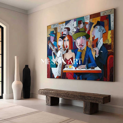 Pop Art Wall Art – Bold and Colorful Canvas for Restaurant Interiors