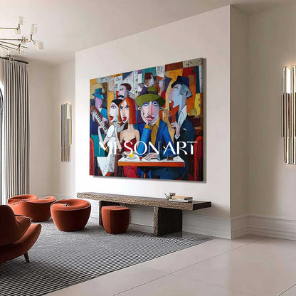 Pop Art Wall Art – Bold and Colorful Canvas for Restaurant Interiors