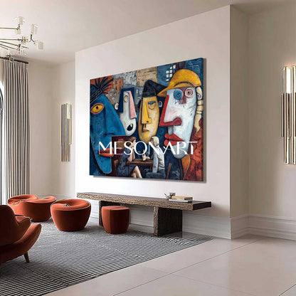 Pop Art Painting – Colorful Canvas for Dining Room and Restaurant Walls