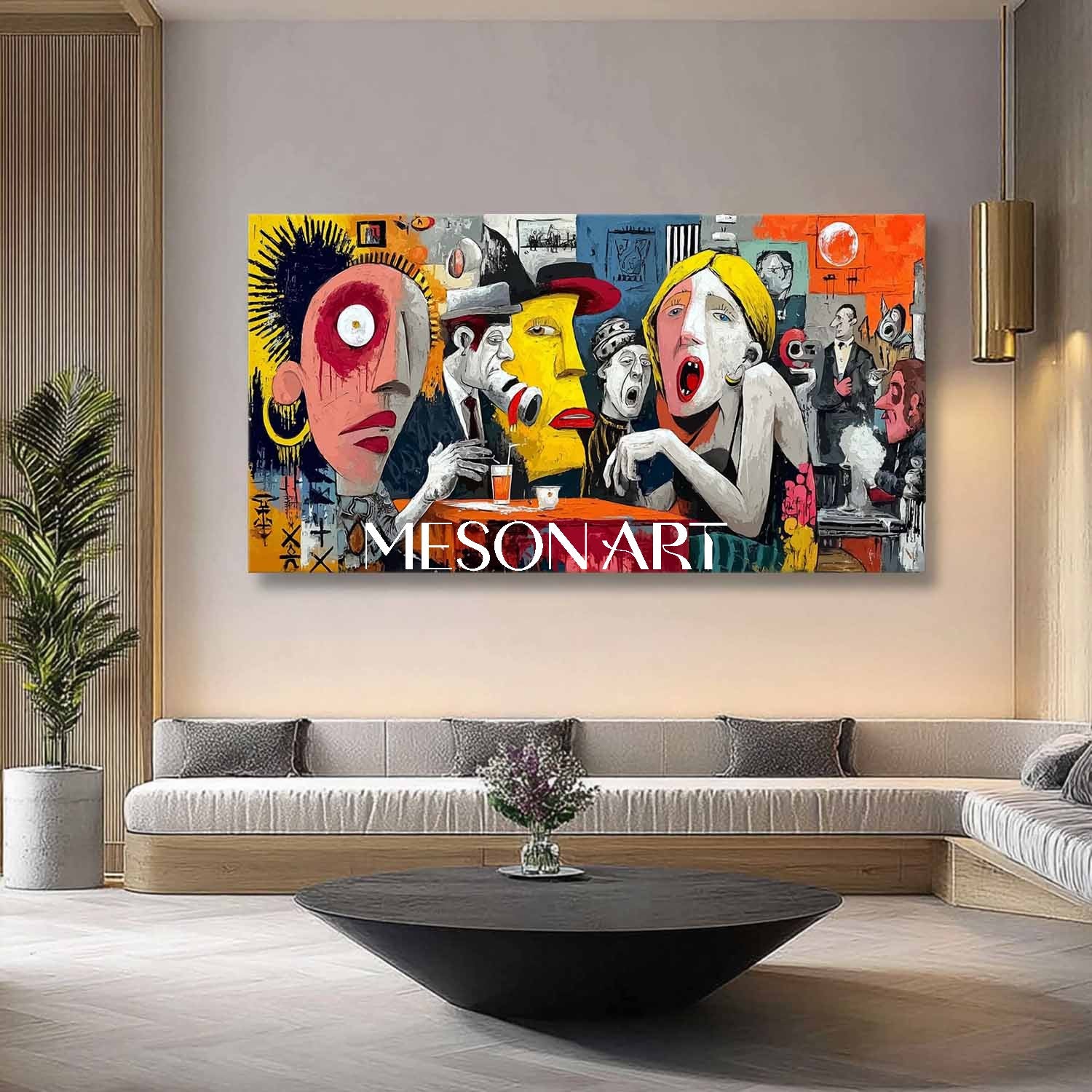 Buy Pop Art Canvas for Living Room – Fun and Bold Art for Every Wall