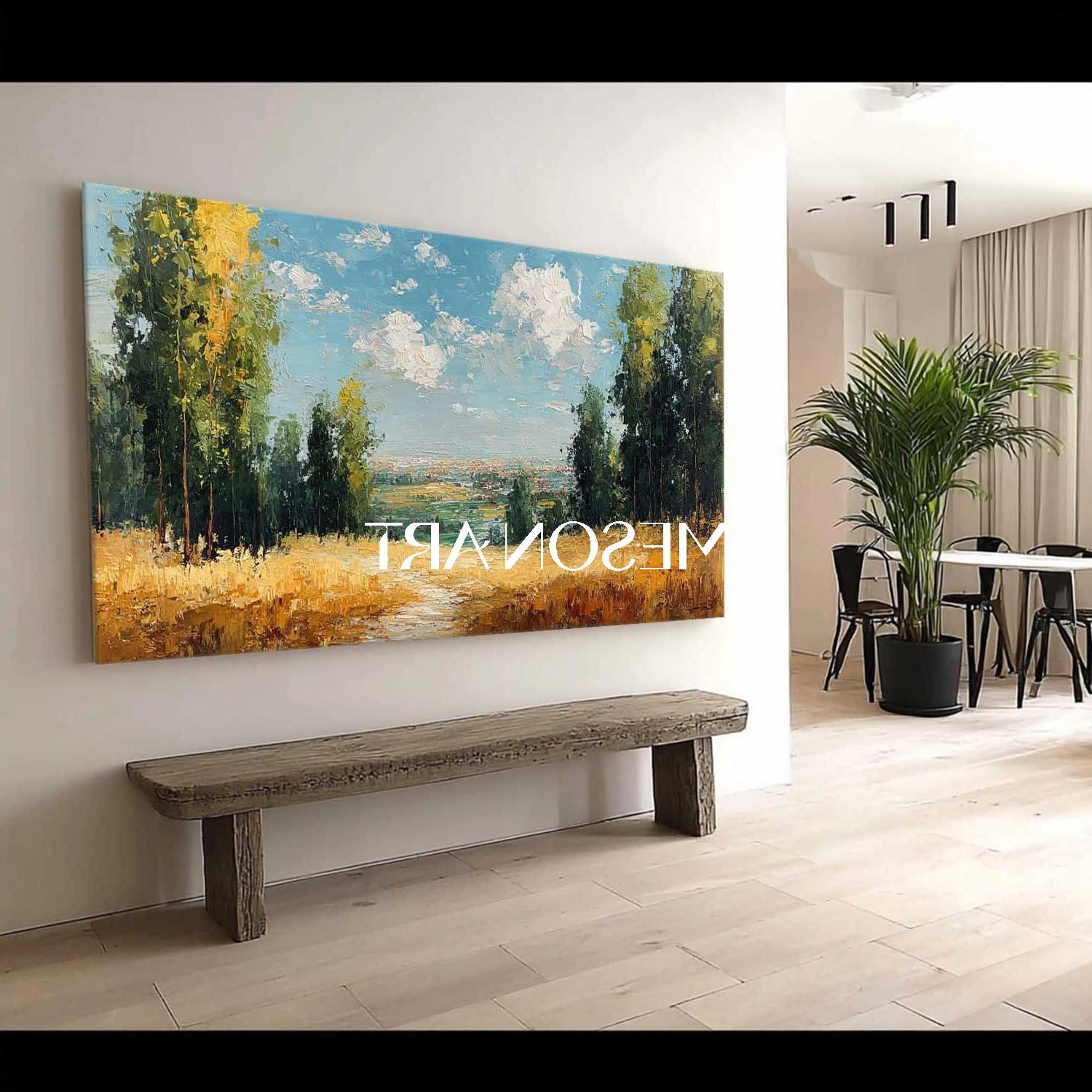 Fall Landscape Canvas for Sale Vibrant Autumn Wall Art for Living Room